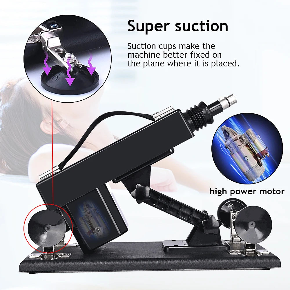 Compact Sex Machine 420 strokes hands-free thrusting