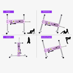 DELUXE SEX MACHINE - Powerful deluxe sex machine by RealCock Toys built for smooth thrusting realistic motion and Vac U Lock compatibility