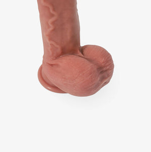 RealCock Dirk Fair Skin Tone - Realistic Silicone Dildo - Texture Closeup