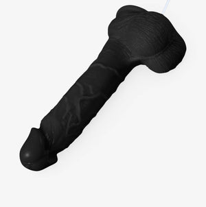 RealCock Luke Dark Skin Tone - Realistic Silicone Dildo - Texture Closeup