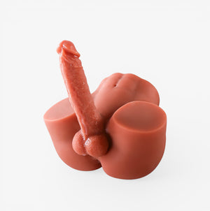 Male Hip Torso Tan Skin - Realistic Male Hip Torso - Angle View