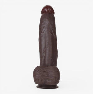 RealCock Michael - Dark Skin Tone - Realistic dildo with lifelike detail and premium platinum silicone