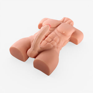 Muscular Male Full Torso Fair Skin - Muscular Male Full Torso - Anal Tunnel Closeup