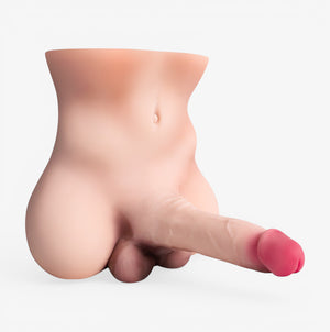 Realistic Male Hip Torso Fair Skin - Realistic Male Hip Torso - Front Angle View