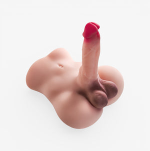 Realistic Male Hip Torso Fair Skin - Realistic Male Hip Torso - Back View