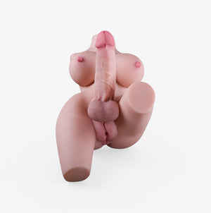 Realistic Trans Half Torso Wheat Skin - Realistic Trans Half Torso - Size Comparison