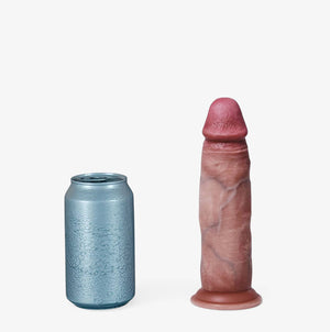 RealCock Roman Medium Skin Tone - Realistic Silicone Dildo - Harness Attachment
