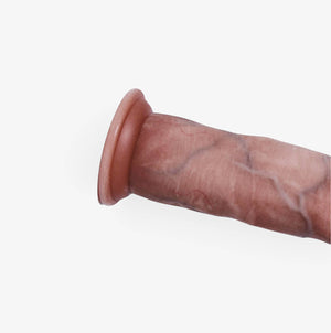 RealCock Roman Medium Skin Tone - Realistic Silicone Dildo - Texture Closeup