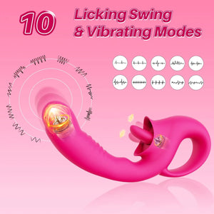 TONGUE TEASE - Flexible tongue vibrator for teasing sensations