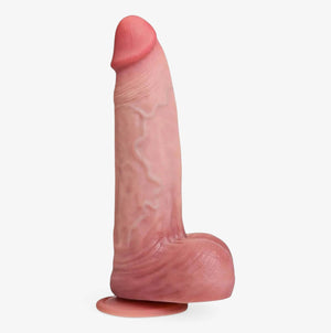 RealCock Tony Fair Skin Tone - Realistic Silicone Dildo - Glans Shaft Detail