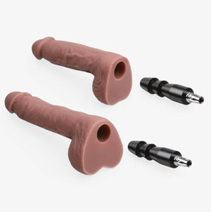 Vac-U-Lock® Compatible Quick Connect Machine Plug Black - fits Vac-U-Lock dildo base socket - compatibility view