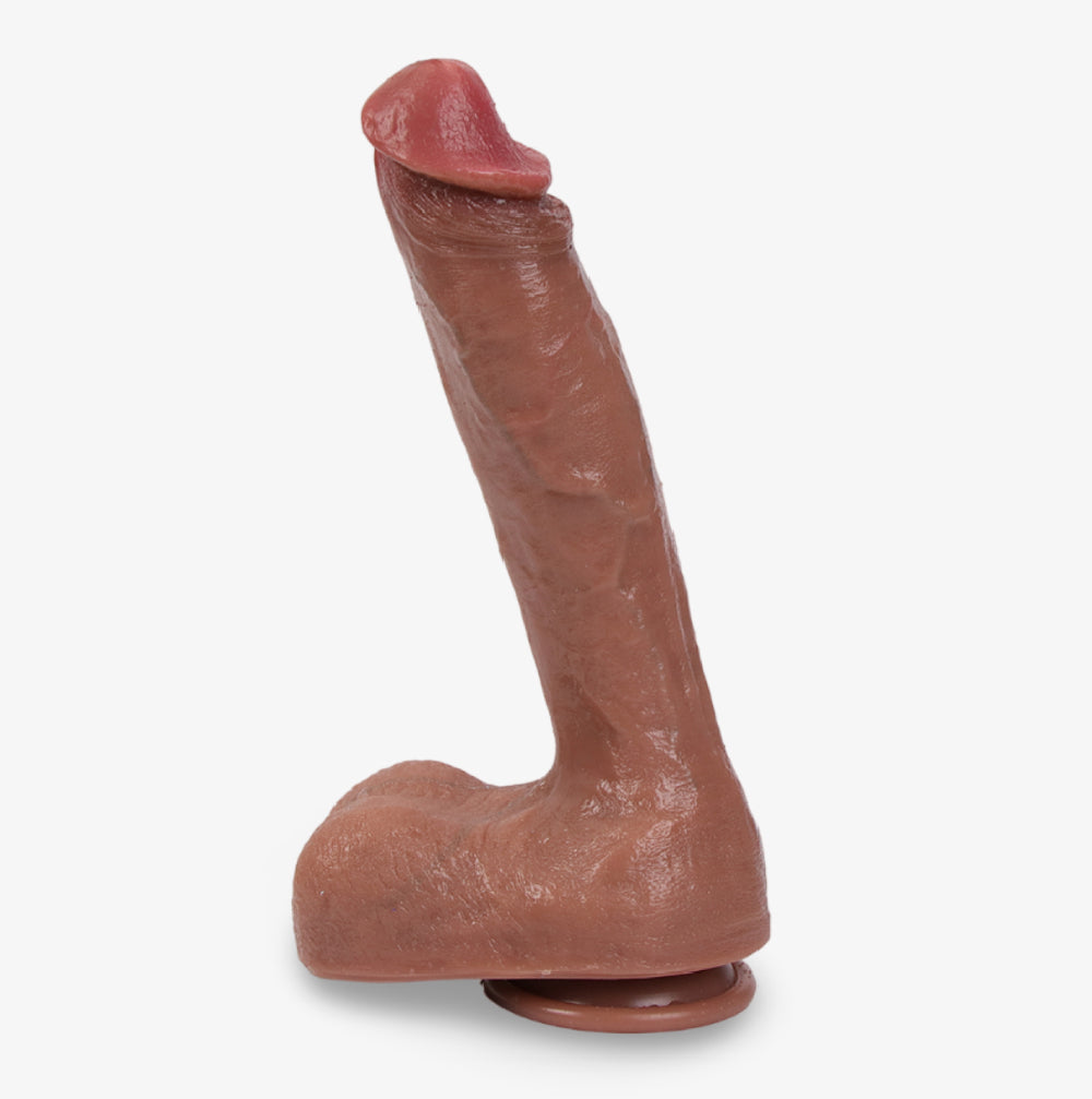 AKON - Realistic strap on compatible dildo with soft feel