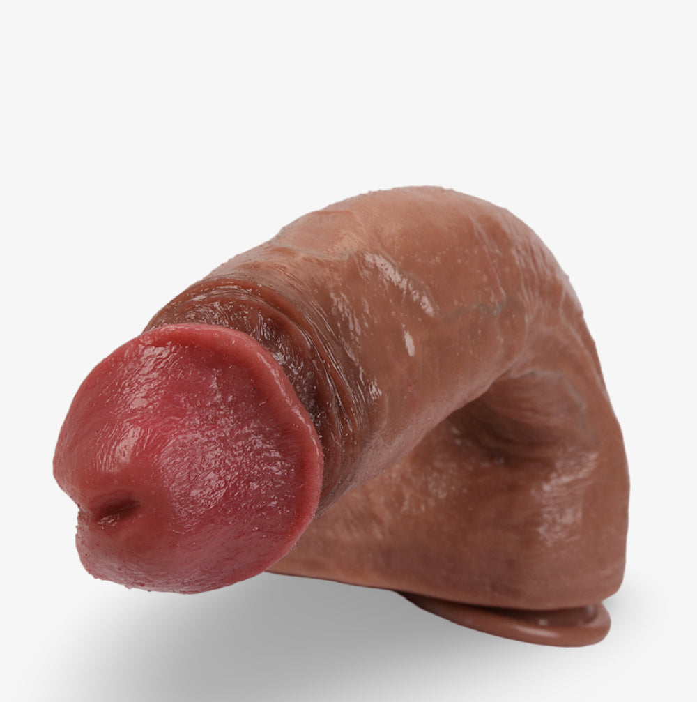 AKON - Realistic strap on compatible dildo with soft feel