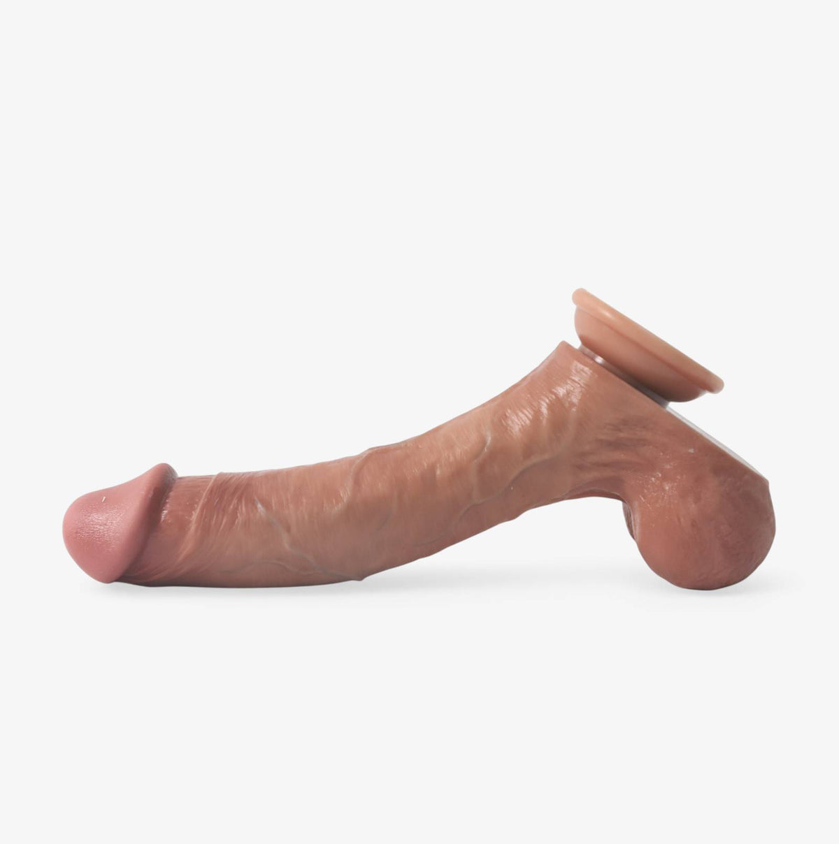 RealCock Suction Cup Alex Medium Skin Tone - Realistic Silicone Dildo - Lifestyle Shot
