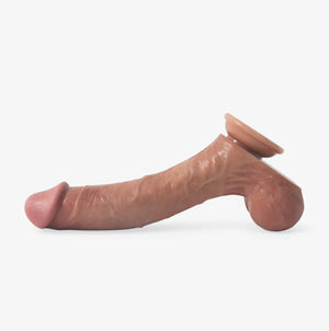 RealCock Suction Cup Alex Medium Skin Tone - Realistic Silicone Dildo - Lifestyle Shot