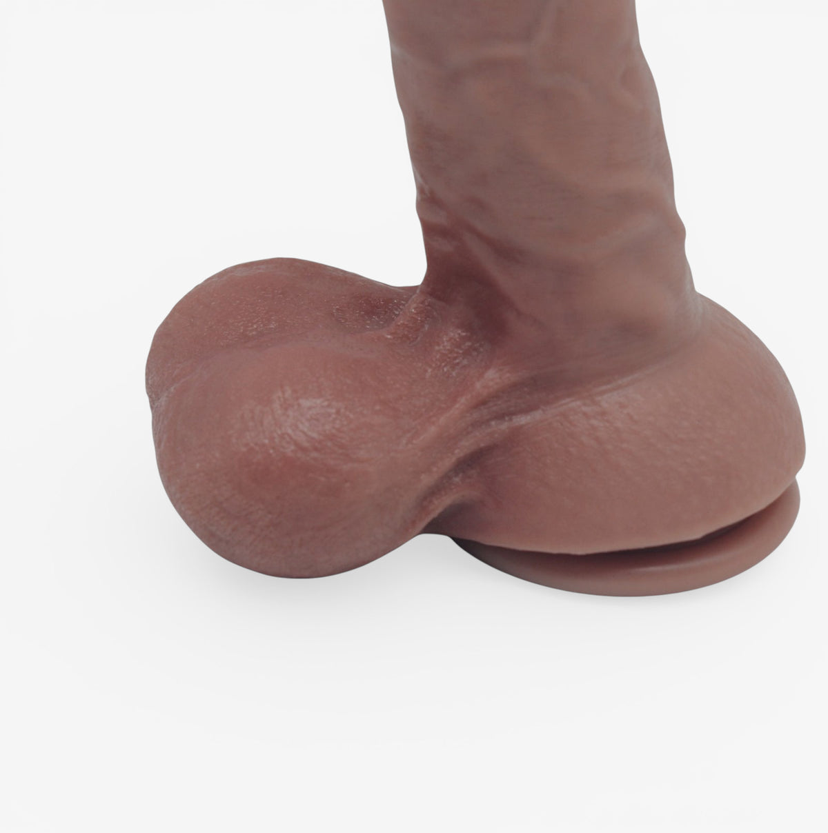 RealCock Blake Medium Skin Tone - Realistic Silicone Dildo - Texture Closeup