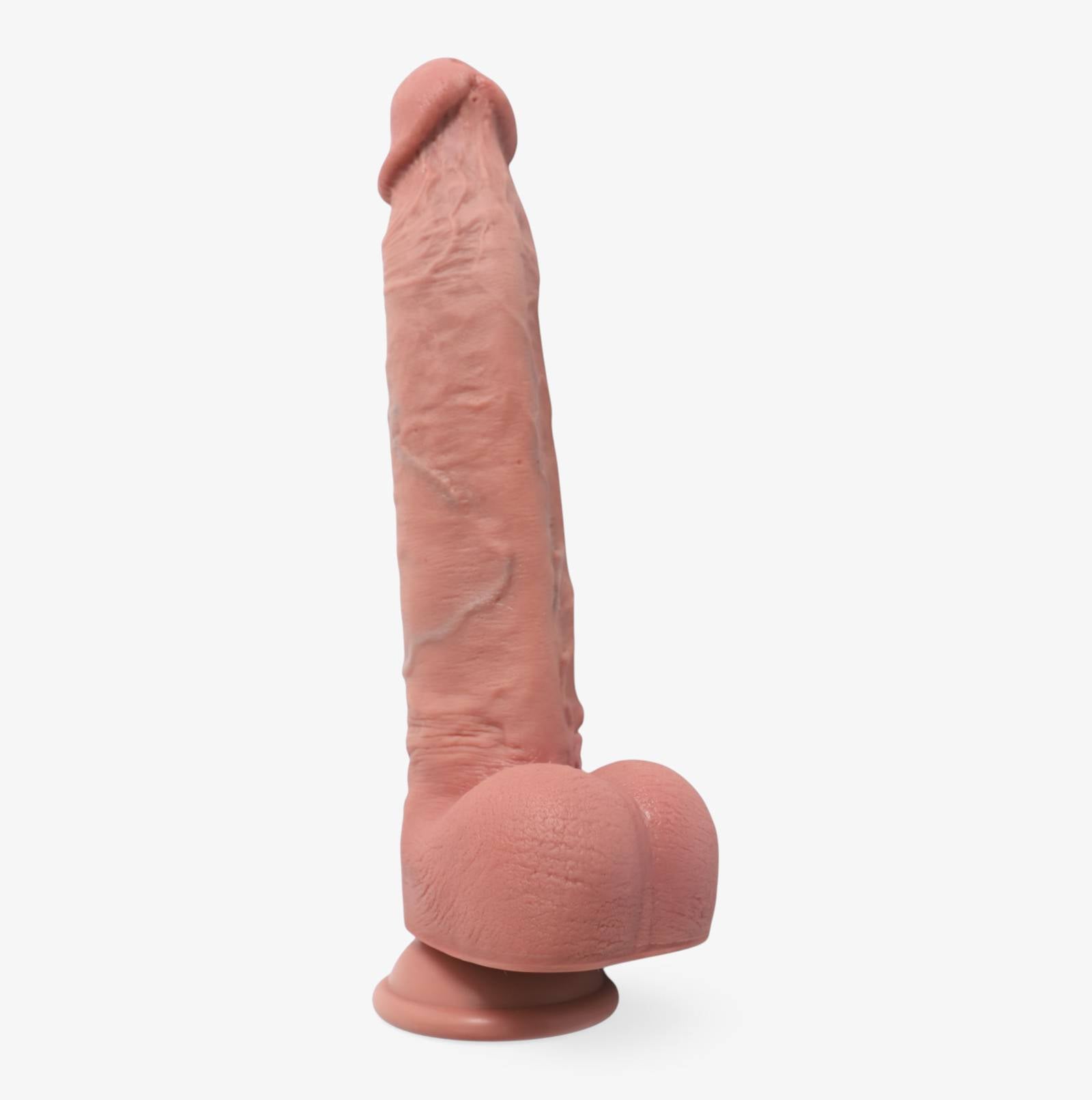 RealCock Carter Fair Skin Tone - Realistic Silicone Dildo - Front View