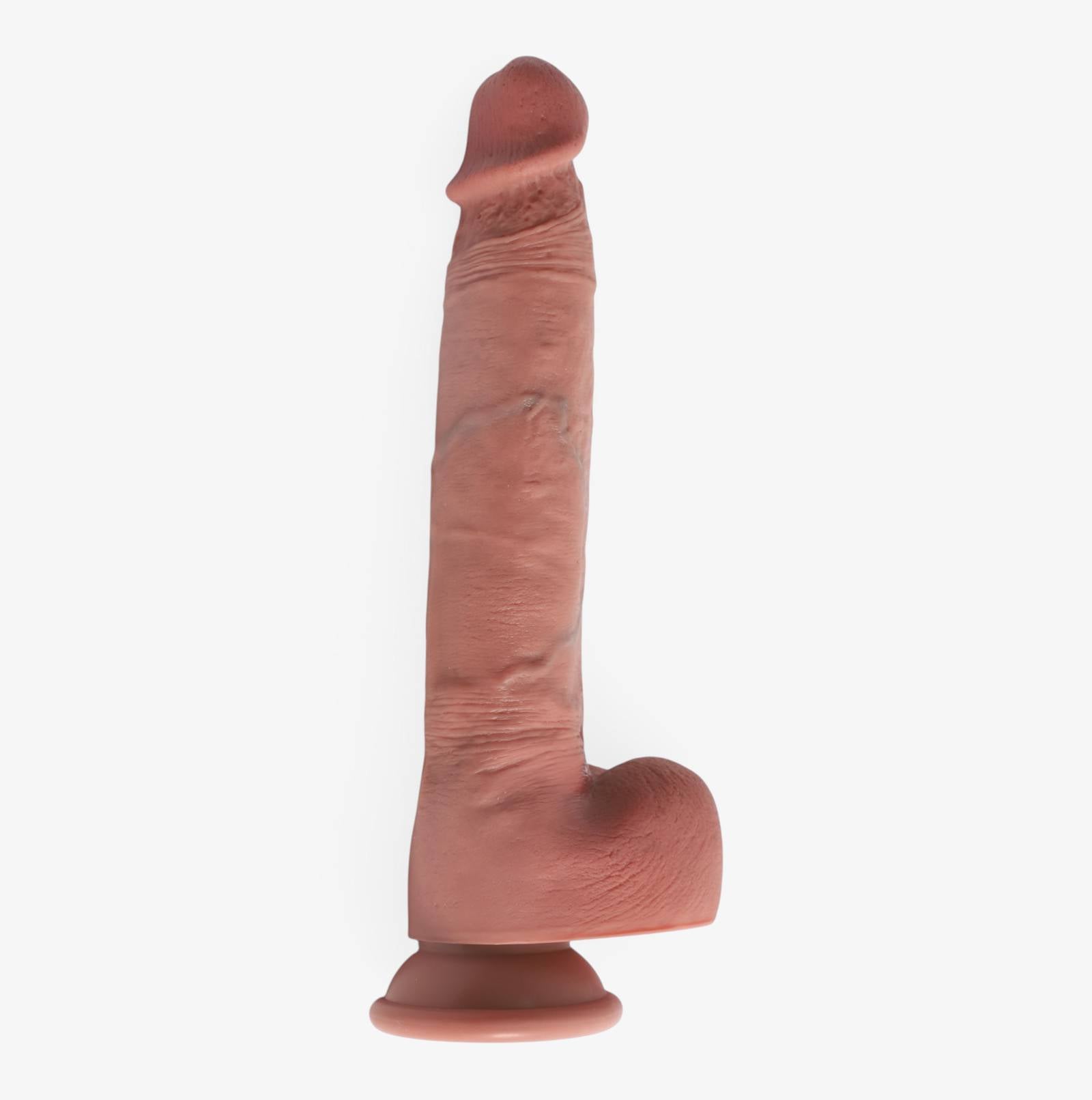 RealCock Carter Fair Skin Tone - Realistic Silicone Dildo - Side Profile