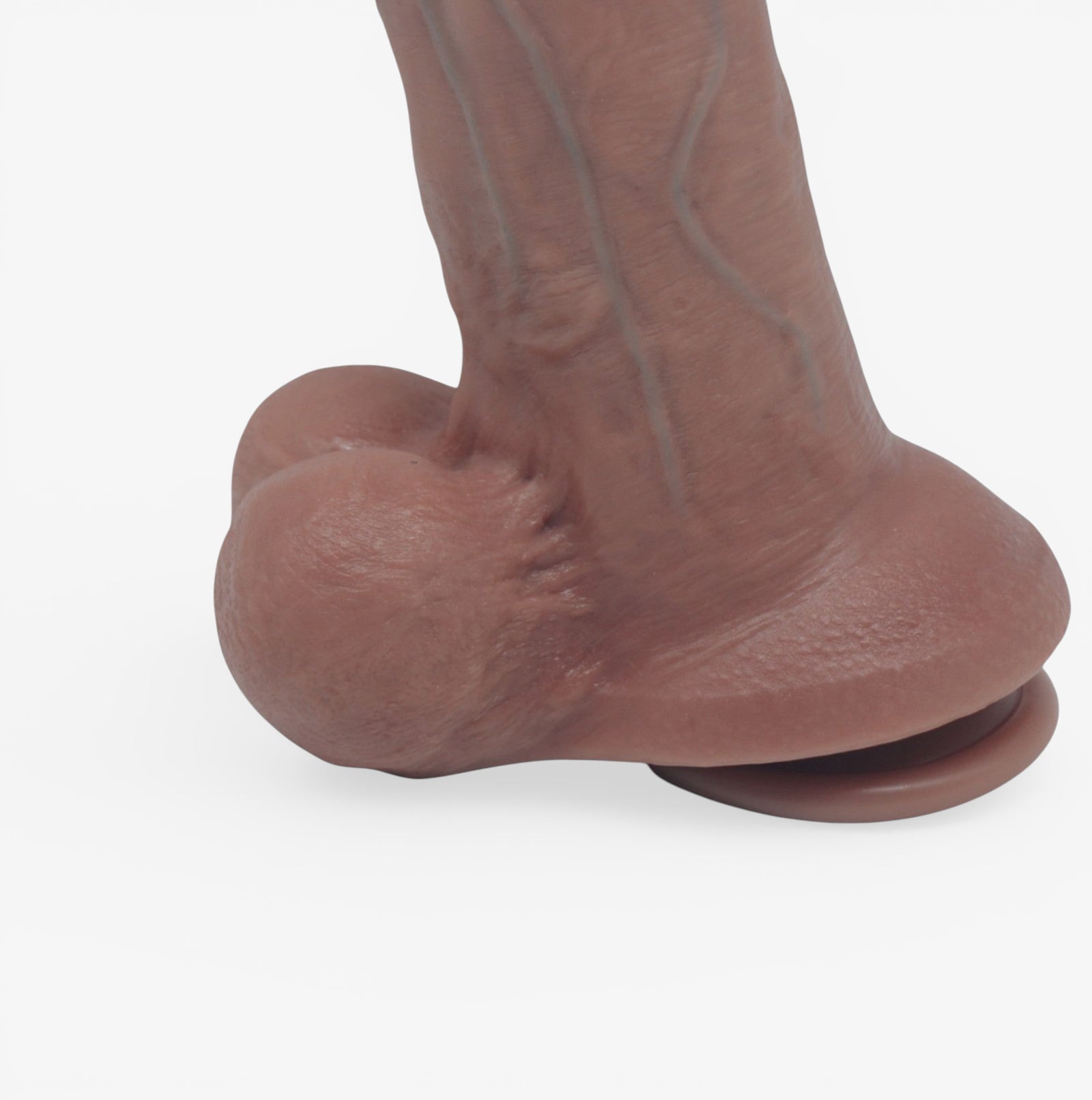 RealCock Chase Medium Skin Tone - Realistic Silicone Dildo - Texture Closeup