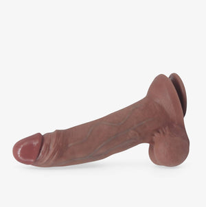 RealCock Chase Medium Skin Tone - Realistic Silicone Dildo - Lifestyle Shot