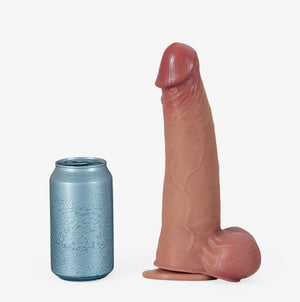 RealCock Cole Fair realistic silicone dildo tapered shaft