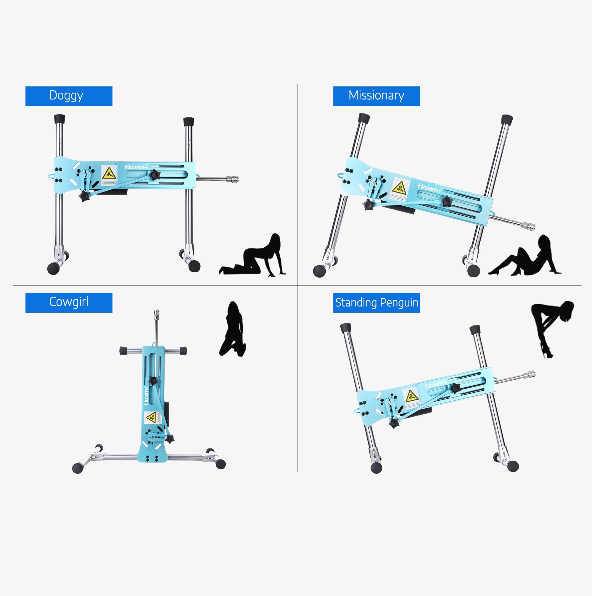 DELUXE SEX MACHINE - Powerful deluxe sex machine by RealCock Toys built for smooth thrusting realistic motion and Vac U Lock compatibility