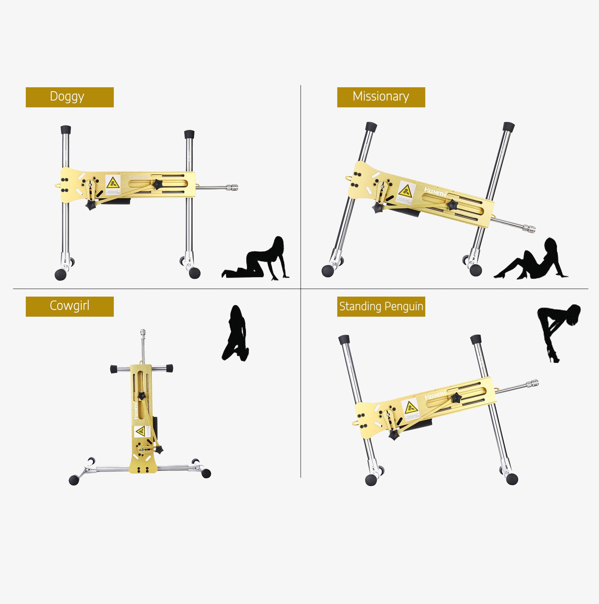 DELUXE SEX MACHINE - Powerful deluxe sex machine by RealCock Toys built for smooth thrusting realistic motion and Vac U Lock compatibility
