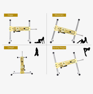 DELUXE SEX MACHINE - Powerful deluxe sex machine by RealCock Toys built for smooth thrusting realistic motion and Vac U Lock compatibility