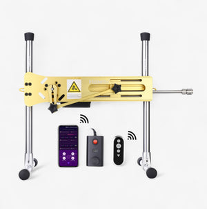 DELUXE SEX MACHINE - Powerful deluxe sex machine by RealCock Toys built for smooth thrusting realistic motion and Vac U Lock compatibility