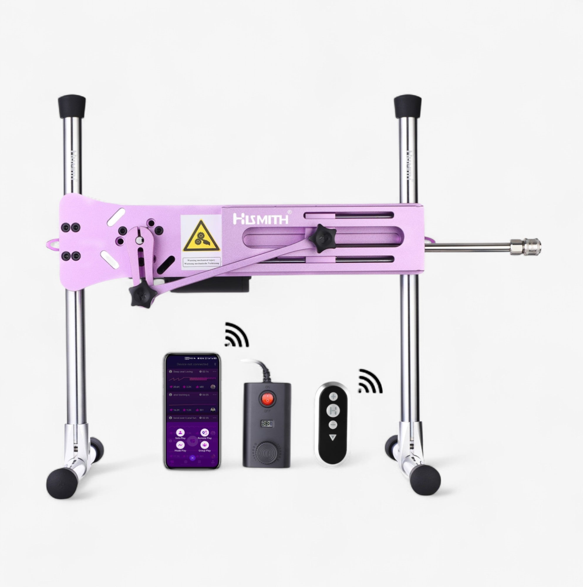 DELUXE SEX MACHINE - Powerful deluxe sex machine by RealCock Toys built for smooth thrusting realistic motion and Vac U Lock compatibility