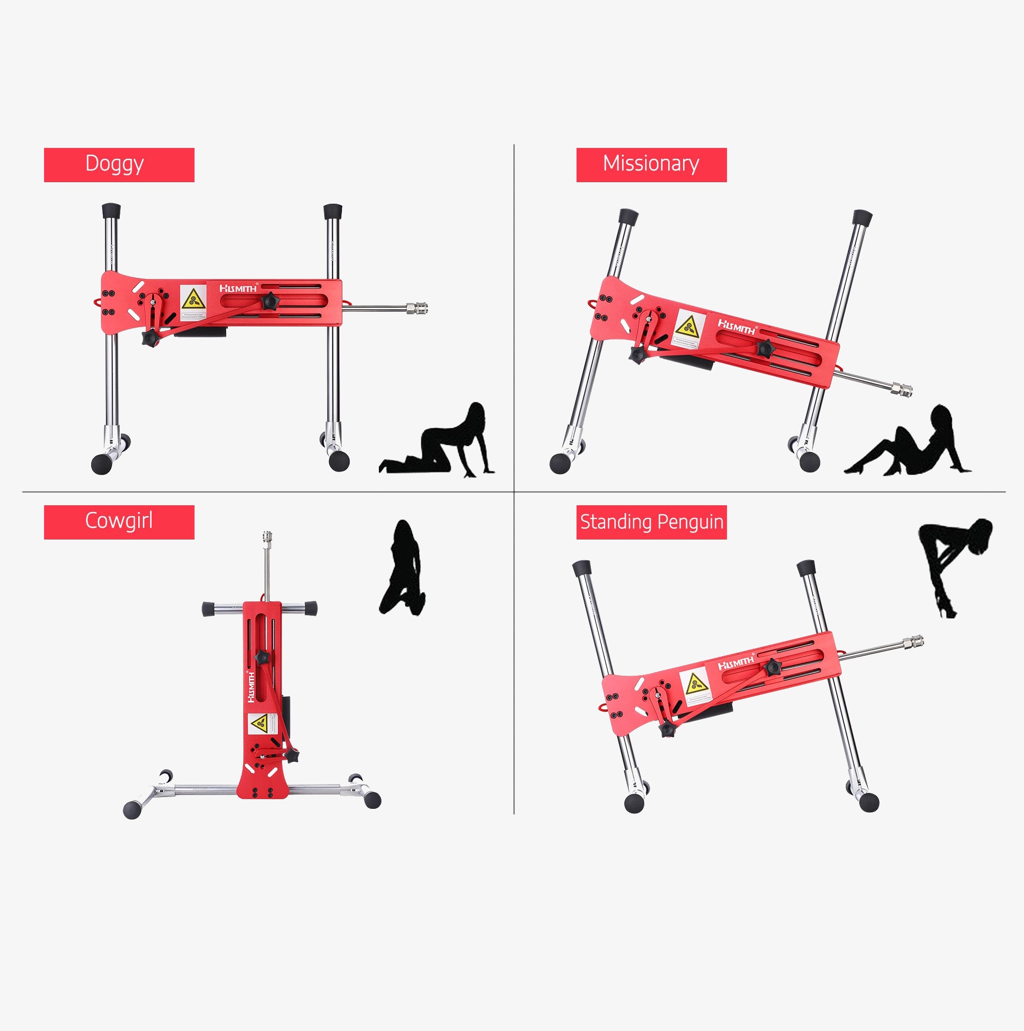 DELUXE SEX MACHINE - Powerful deluxe sex machine by RealCock Toys built for smooth thrusting realistic motion and Vac U Lock compatibility