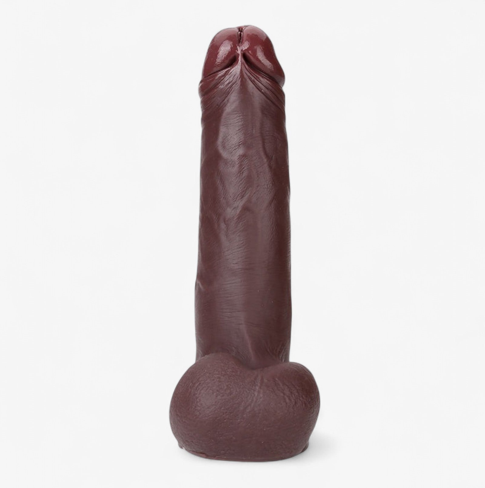 ETHAN - Platinum silicone dildo with smooth texture