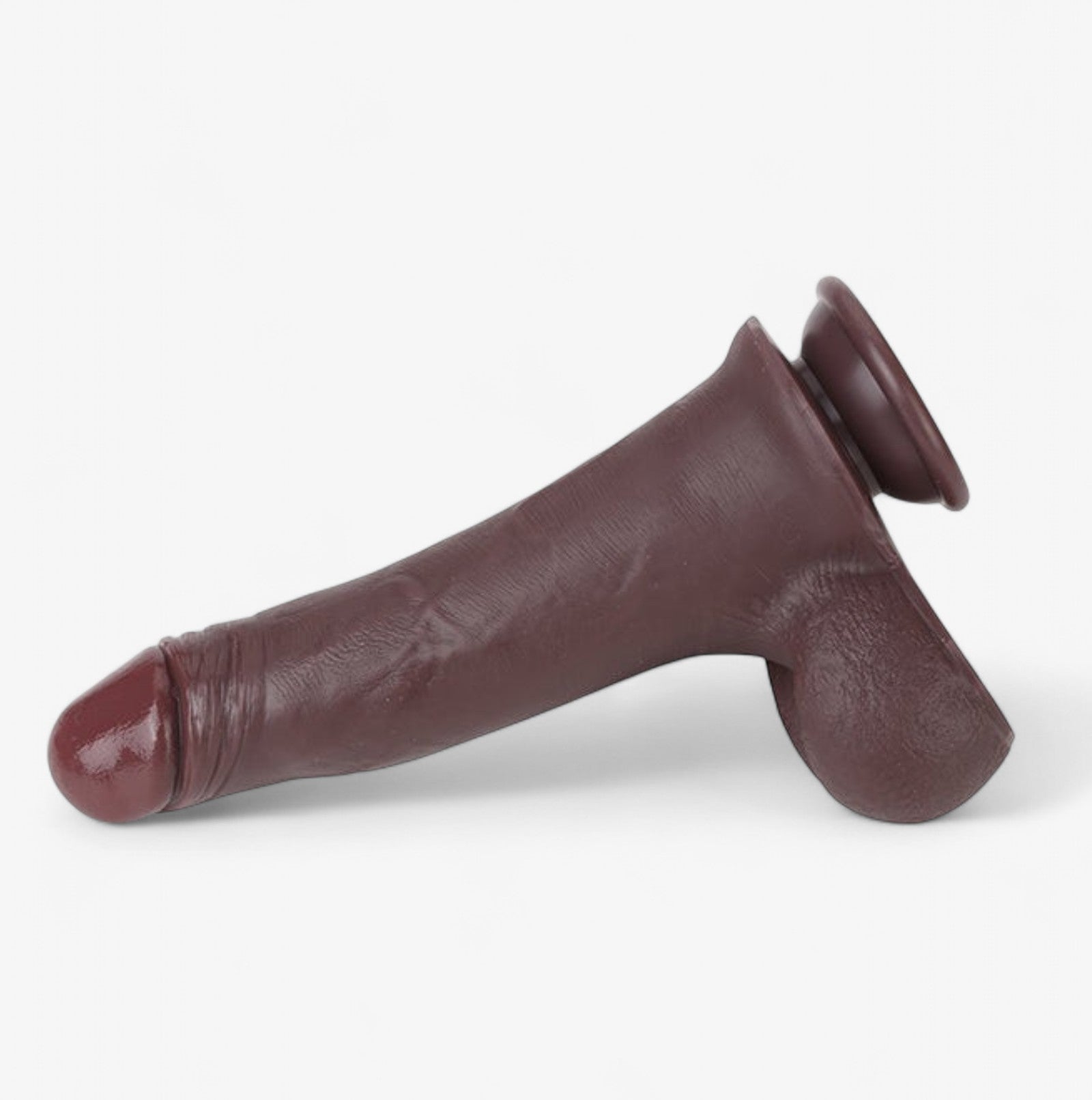 ETHAN - Platinum silicone dildo with smooth texture