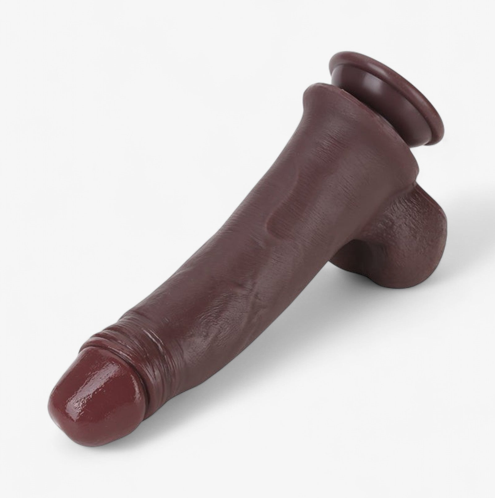 ETHAN - Platinum silicone dildo with smooth texture