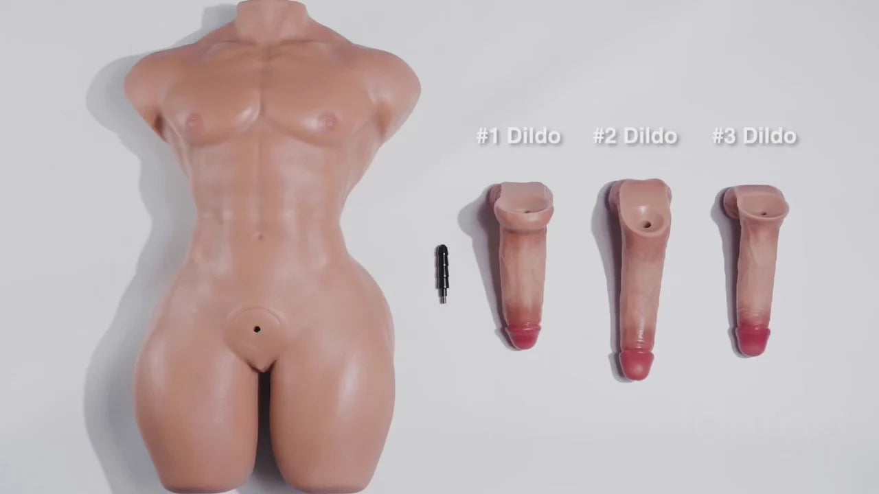 Elite Male Full Torso - Realistic Male Sex Doll - Product Video Still