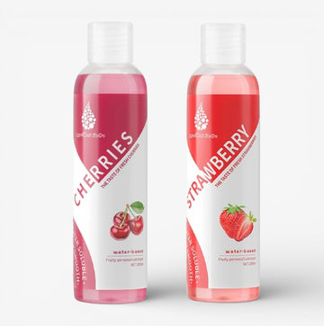Flavored Water-Based Lube - Flavored water based lube for oral play