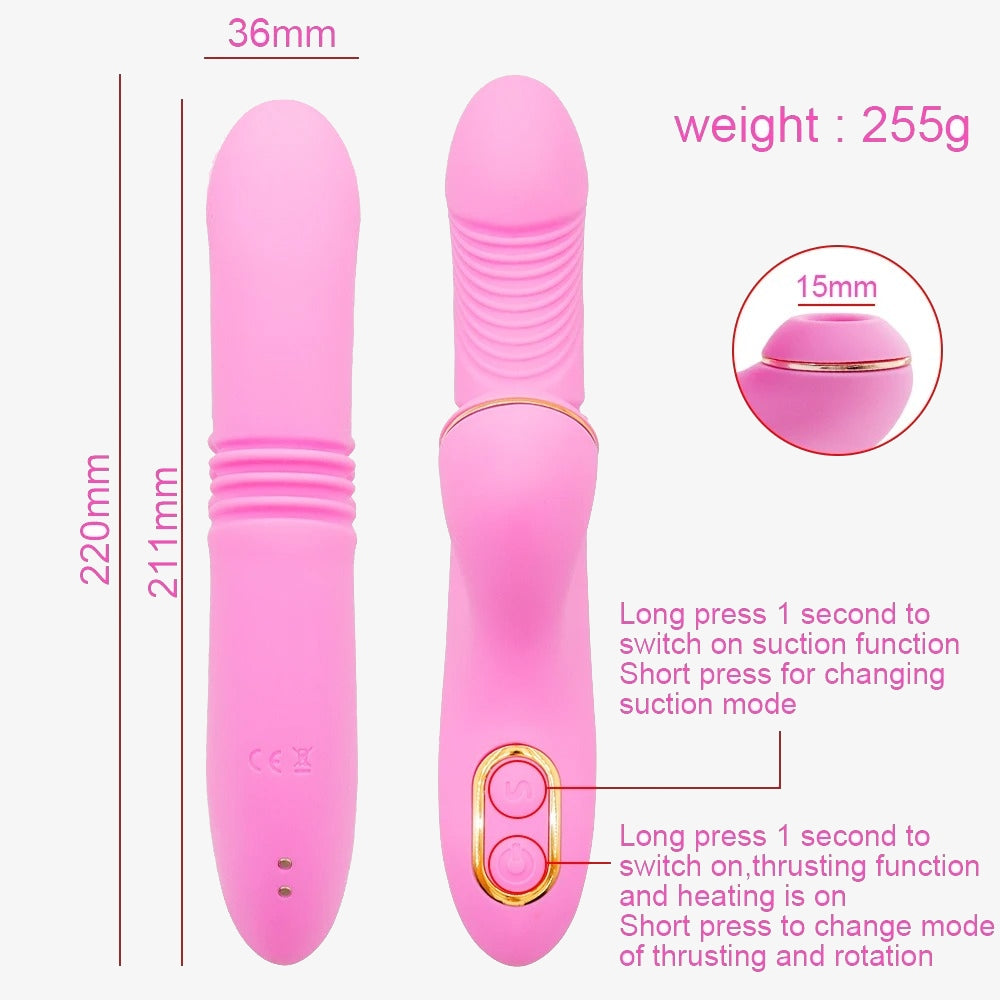 G Spot Sucker Vibrator Powerful Dual-Action Pleasure
