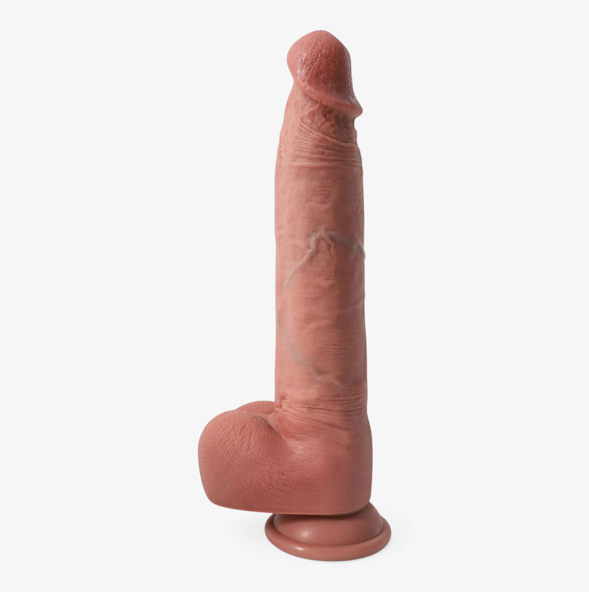 RealCock Hudson Hayes Fair Skin Tone - Realistic Silicone Dildo - Glans Detail Closeup
