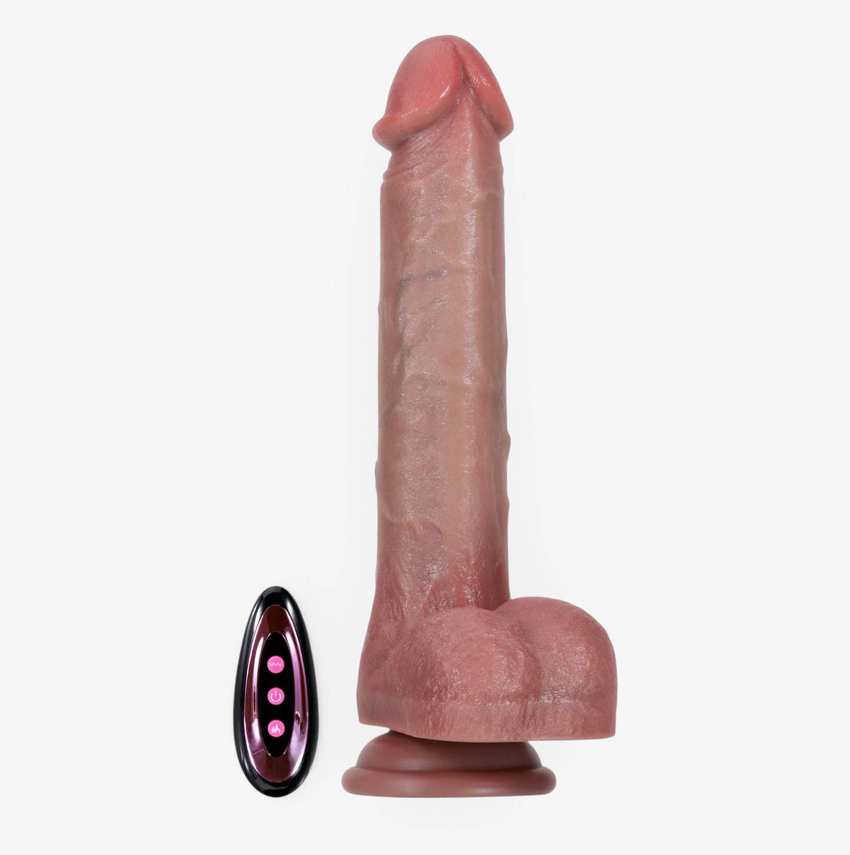 RealCock Jace Fair Skin Tone - Realistic Silicone Dildo - Front View