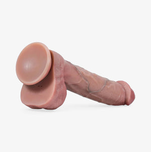 RealCock Jace Fair Skin Tone - Realistic Silicone Dildo - Size Chart