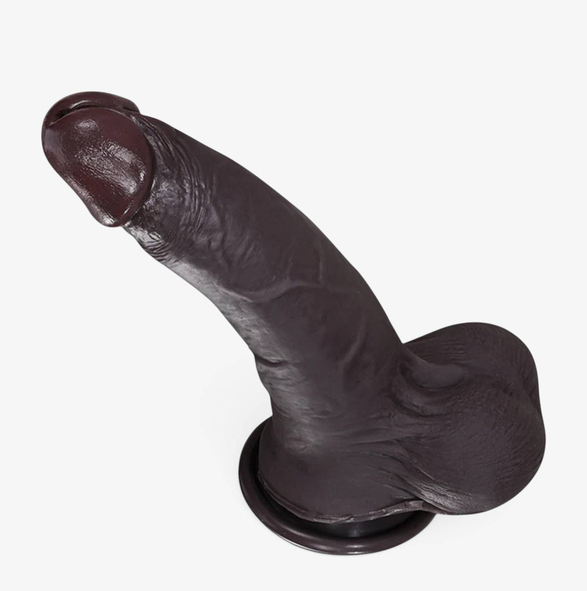 RealCock Jayden Dark Skin Tone - Realistic Silicone Dildo - Base Detail
