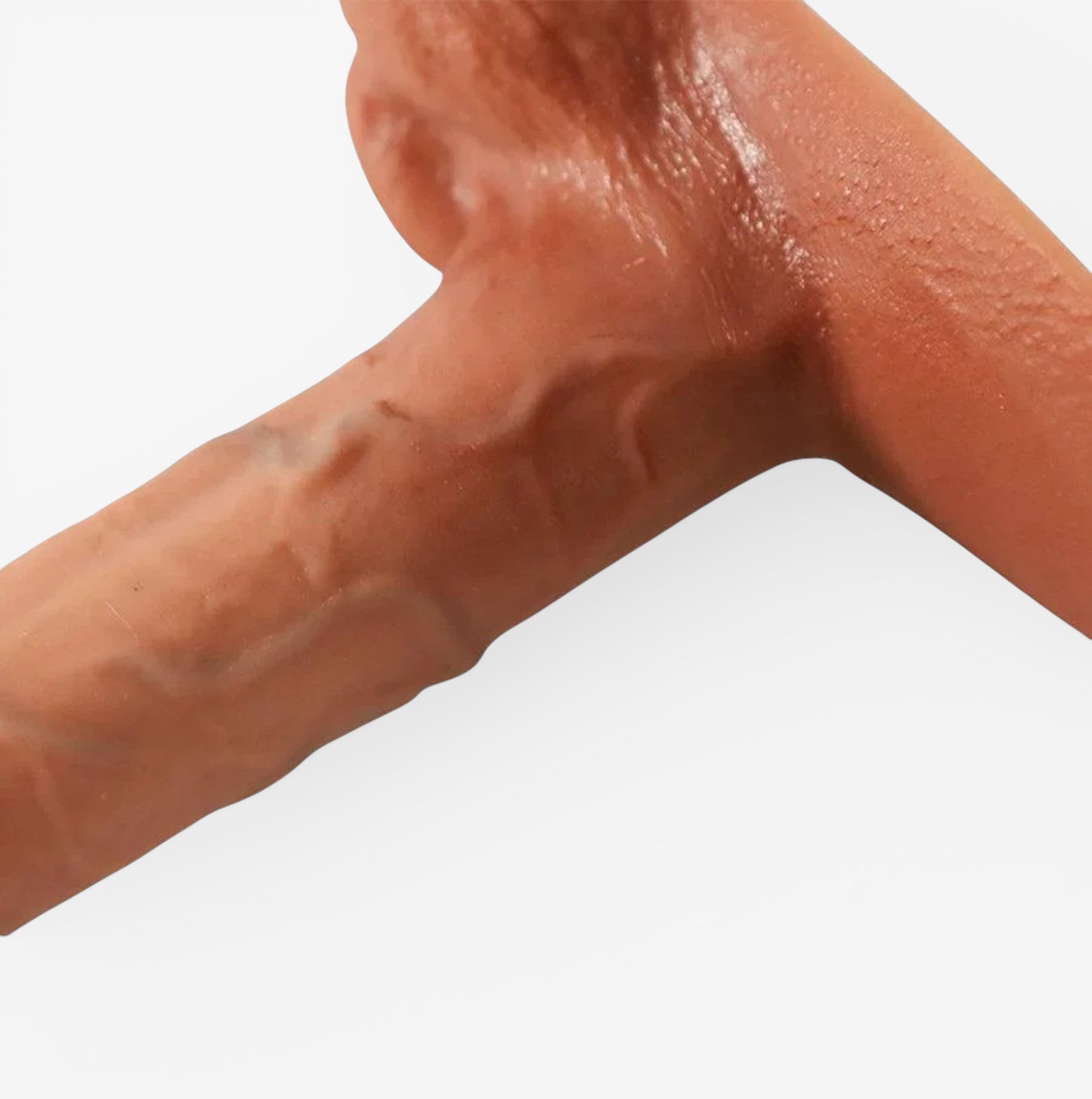 RealCock Kai Medium Skin Tone - Realistic Silicone Dildo - Size Chart