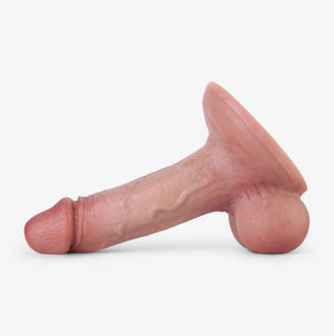 RealCock Liam - Fair Skin Tone - Realistic Dildo with Defined Glans and Full Testicles