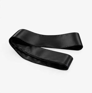 Leg Spreader Bondage Harness - Satin Blindfold Folded - RealCock Toys