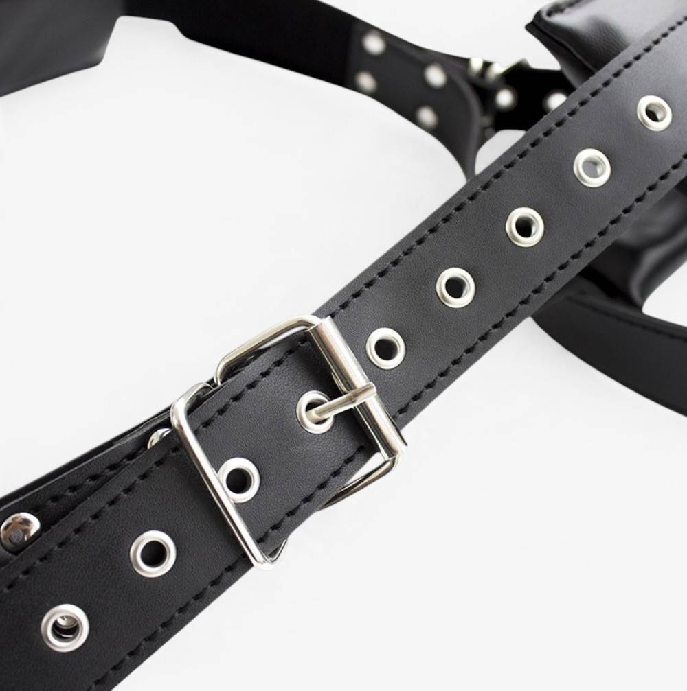 Leg Spreader Bondage Harness - Adjustable Buckle Strap - RealCock Toys