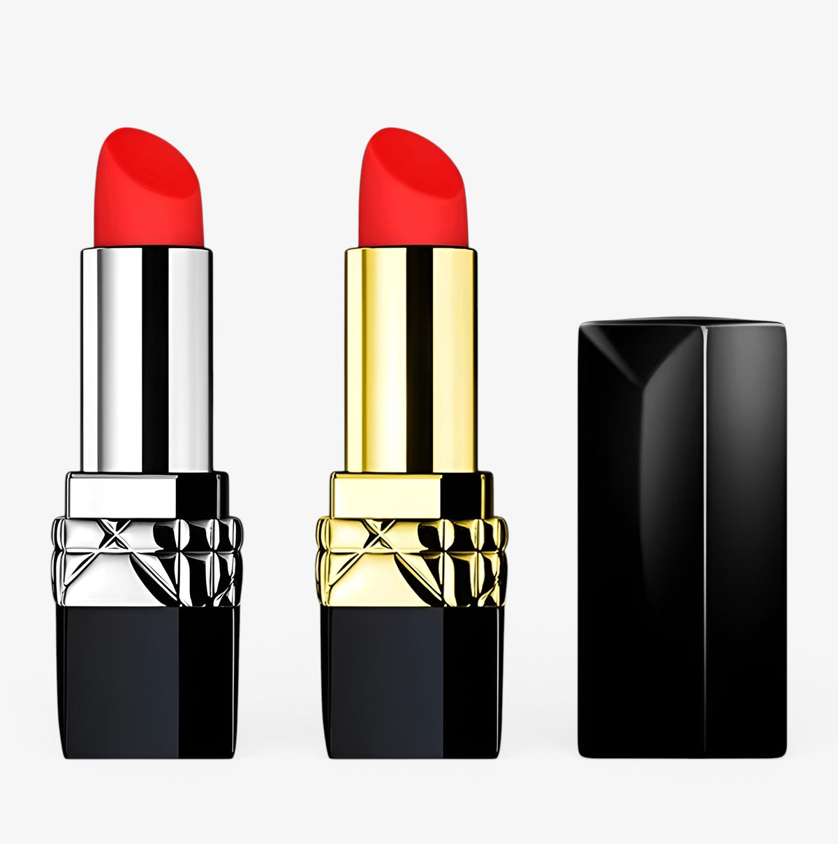 Lipstick Bullet Silver and Gold - discreet lipstick vibrator colors - RealCock Toys
