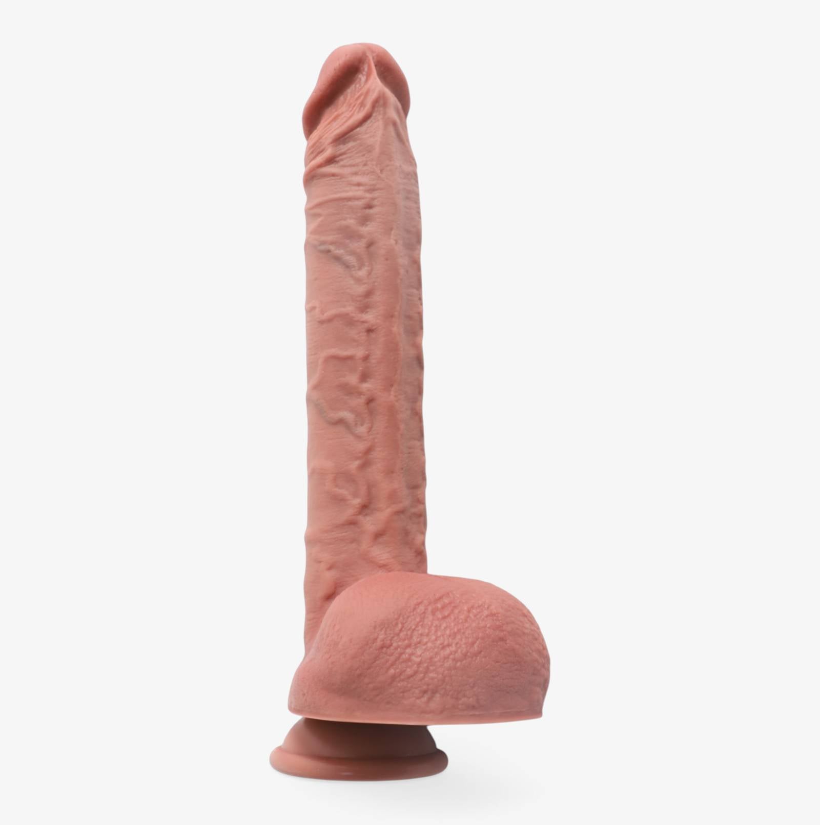 RealCock Logan Fair Skin Tone - Realistic Silicone Dildo - Front View