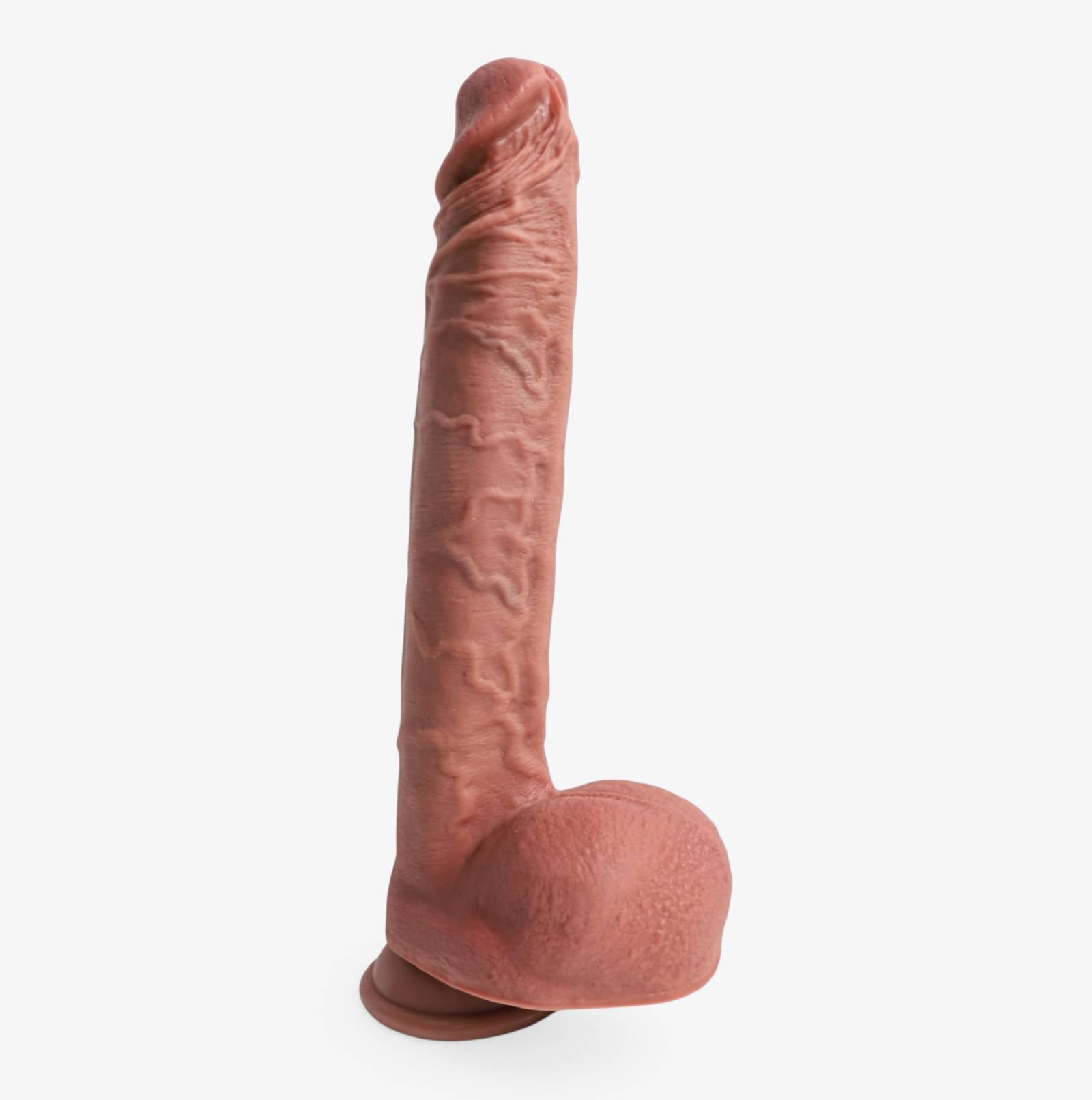 RealCock Logan Fair Skin Tone - Realistic Silicone Dildo - Side Profile