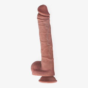 RealCock Logan Fair Skin Tone - Realistic Silicone Dildo - Size Chart