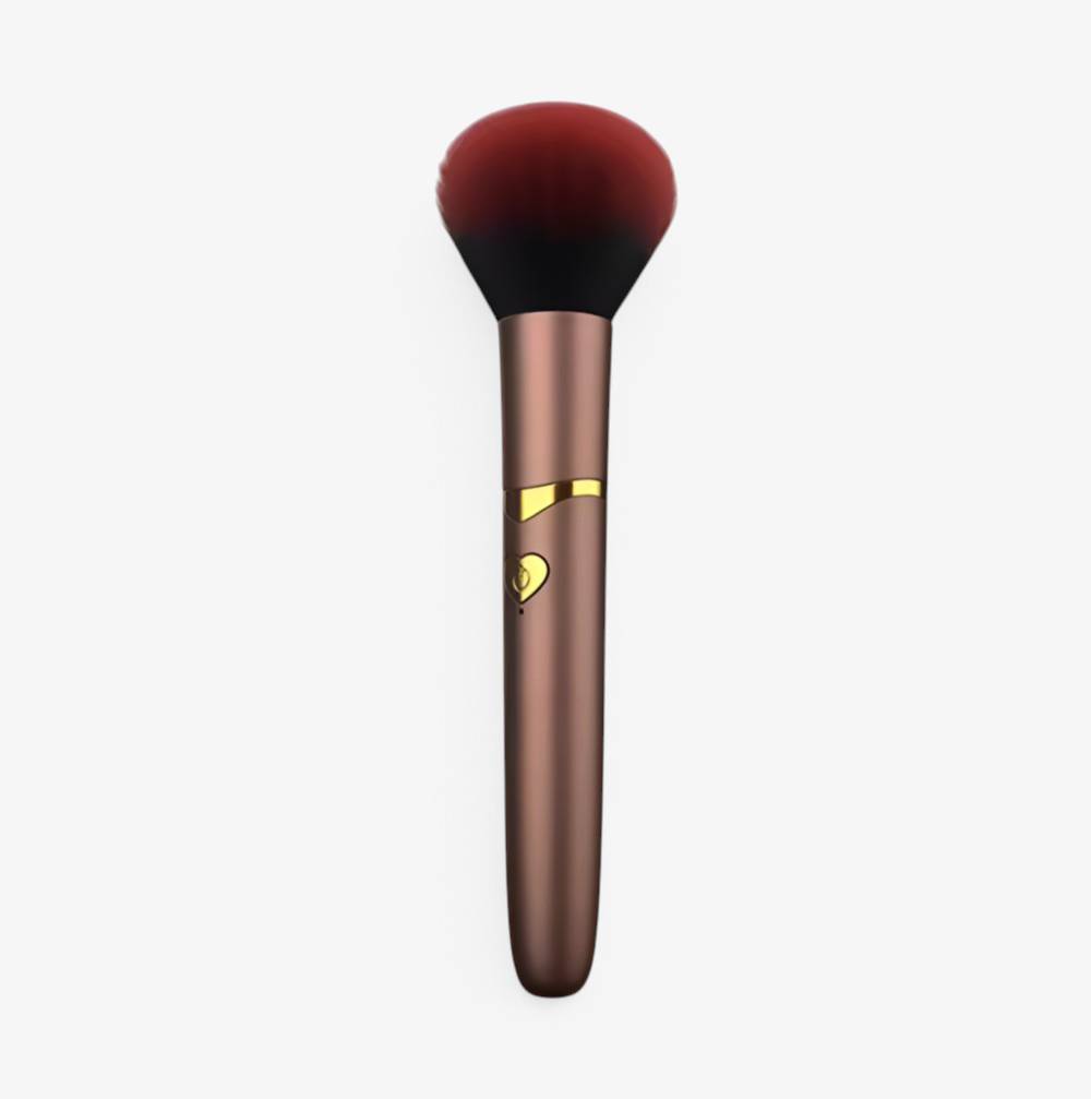 Makeup Brush Brown- makeup brush vibrator - RealCock Toys